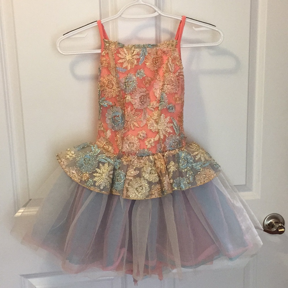 Girls flower dance costume